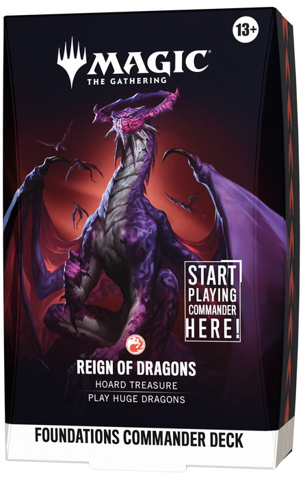 MTG Foundations Commander Deck - Reign of Dragons