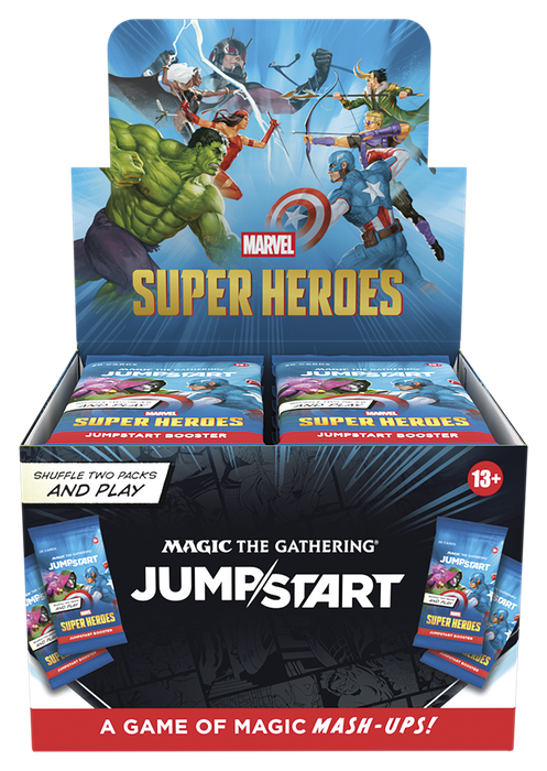 MTG MARVEL SUPER HEROES JUMPSTART BOOSTER BOX