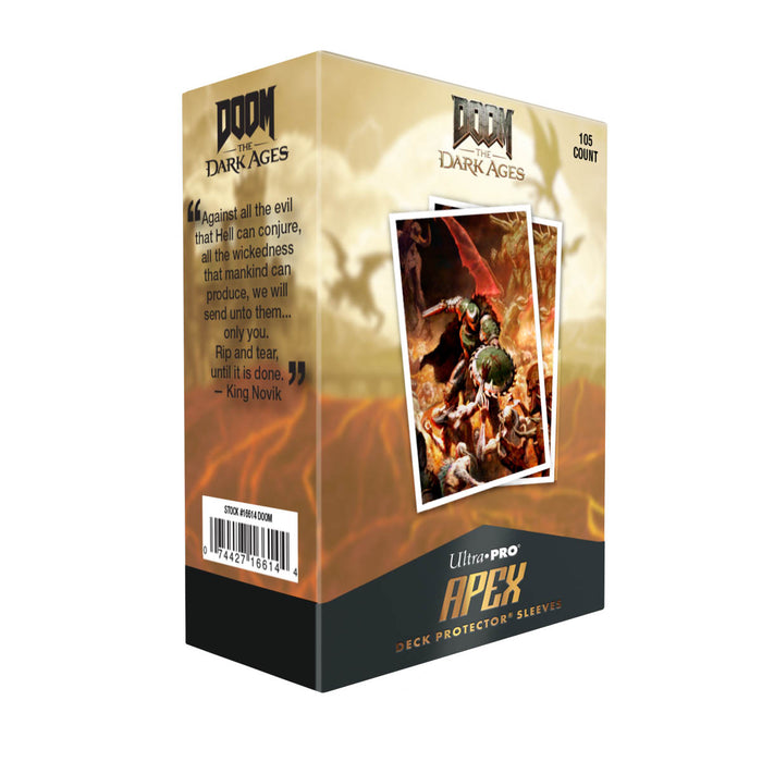 Doom the Dark Ages 105ct APEX Deck Protector™ Sleeves #1