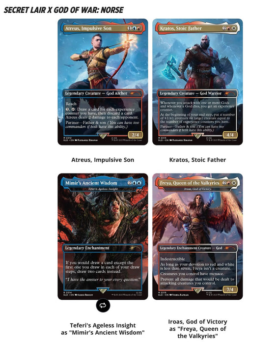 Secret Lair x Playstation: God of War: Redemption Non-Foil Edition