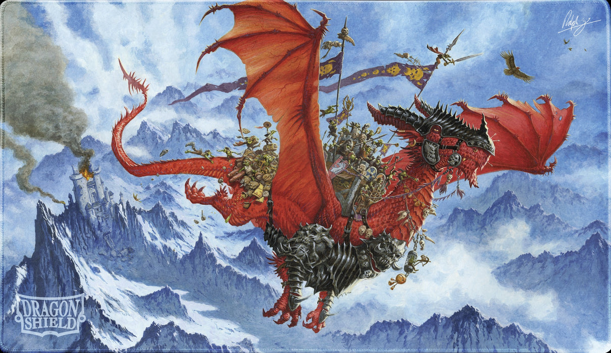 DRAGON SHIELD PLAYMAT WITH TUBE THE RAID