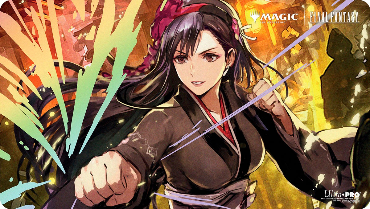 UP PLAYMAT MTG Final Fantasy Tifa Lockhart Foil