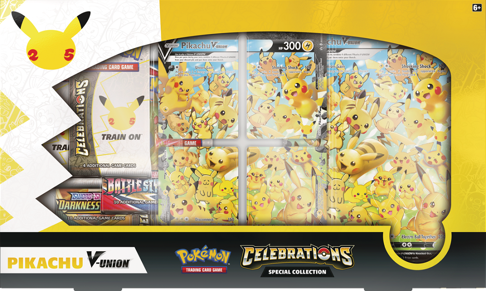 POKEMON CELEBRATIONS PIKACHU V-UNION