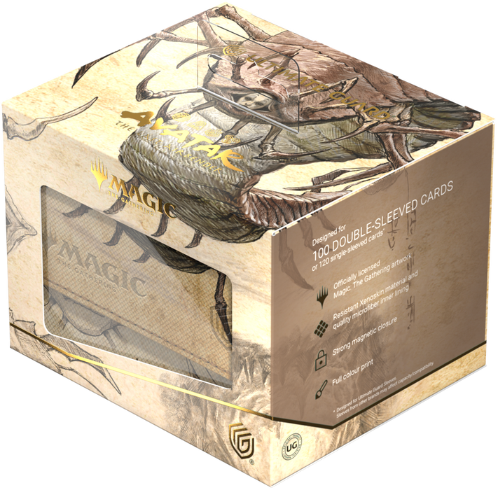 UG DECK CASE SIDEWINDER 100+ XENOSKIN MTG AVATAR: THE LAST AIRBENDER - BLACK MYTHIC (ALT ART)