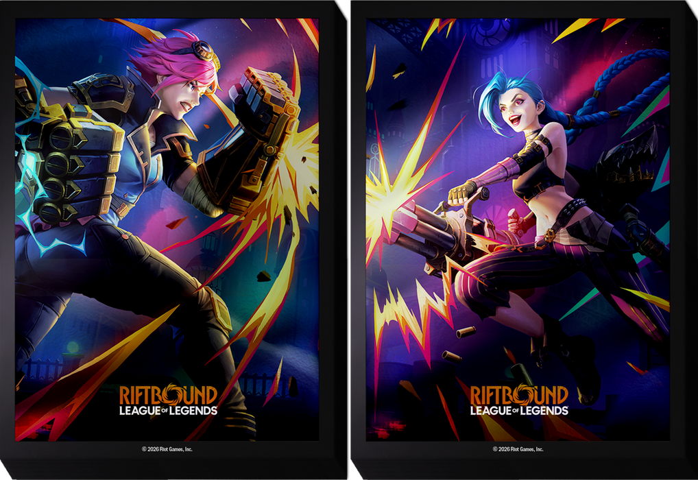 Riftbound League OF Legends TCG Vendetta Art Sleeves #1 100CT