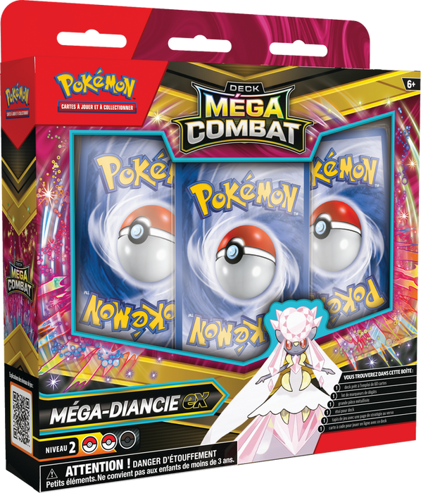 FRENCH Pokemon Mega Battle Deck ECTOPLASMA EX/DIANCIE EX