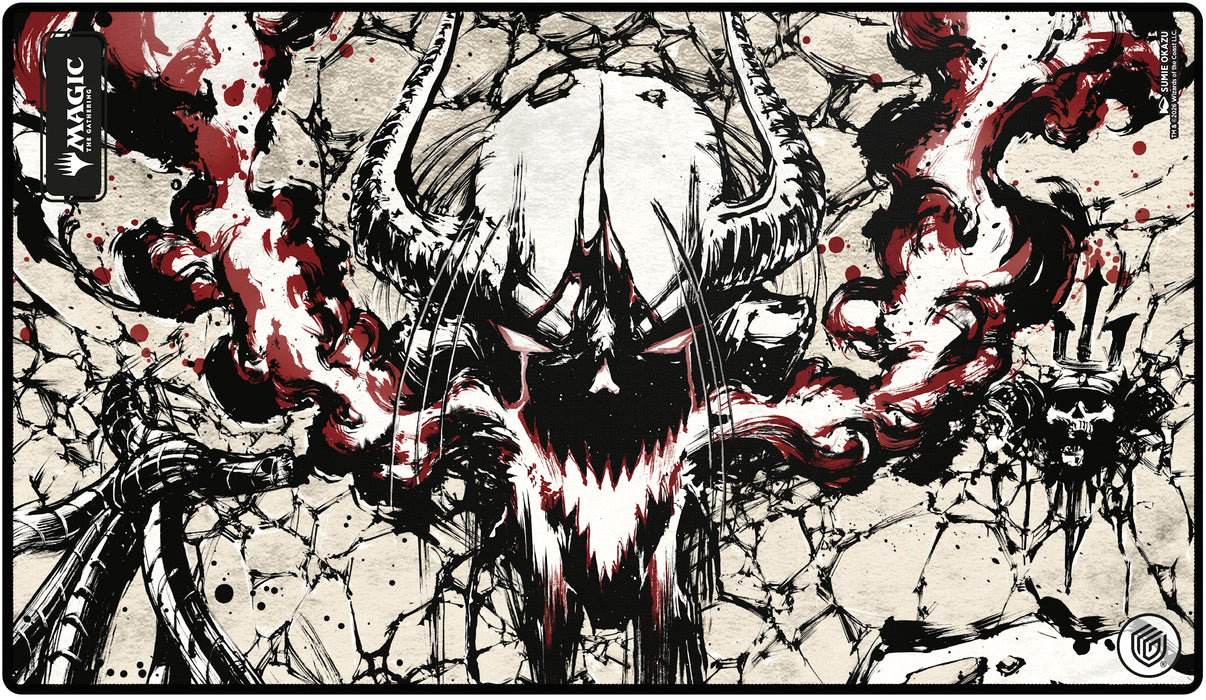 UG Playmat MTG Secrets of Strixhaven - Black Mythic (Alternate Art)