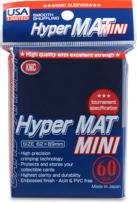 KMC MINI HYPER MATTE BLUE 60CT