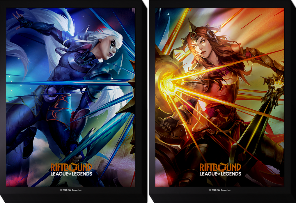 Riftbound League OF Legends TCG Vendetta Art Sleeves #3 100CT