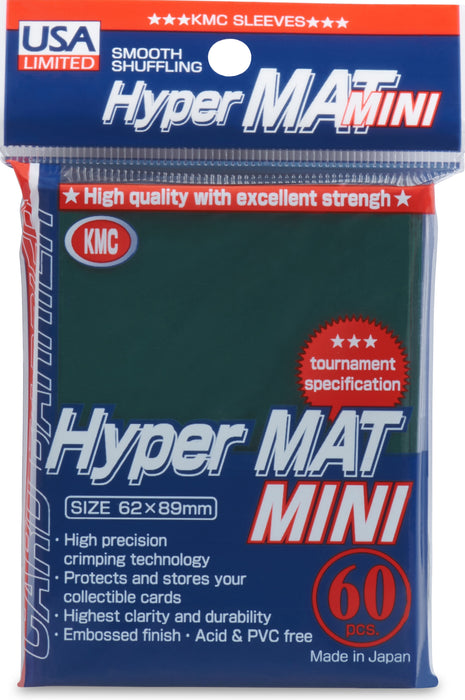 KMC MINI HYPER MATTE GREEN 60CT