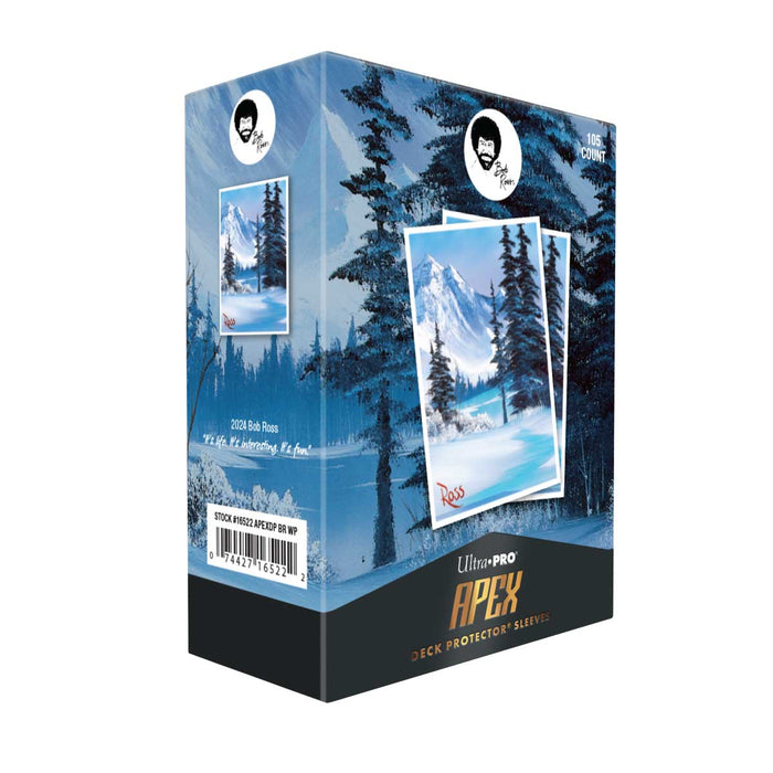 BOB ROSS WINTER PARADISE 105ct APEX Deck Protector™ Sleeves