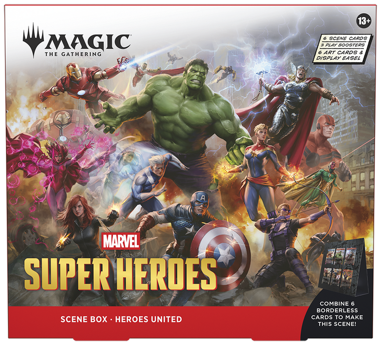 MTG Marvel Super Heroes Scene Box - Heroes United
