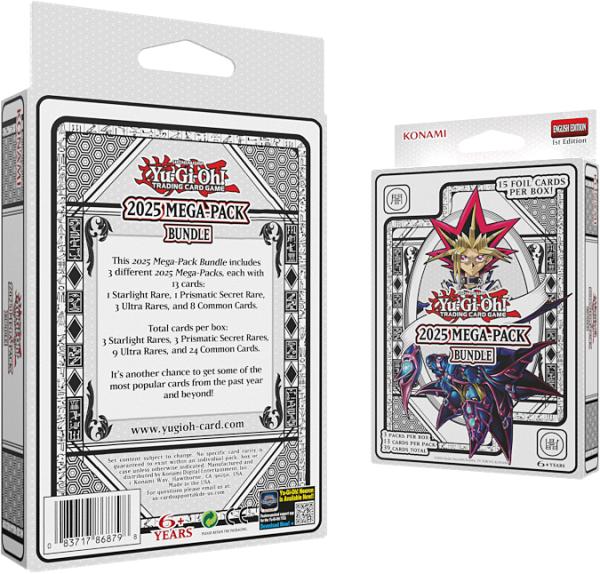 YUGIOH 2025 MEGA PACK BUNDLE DISPLAY (12 PACKS)