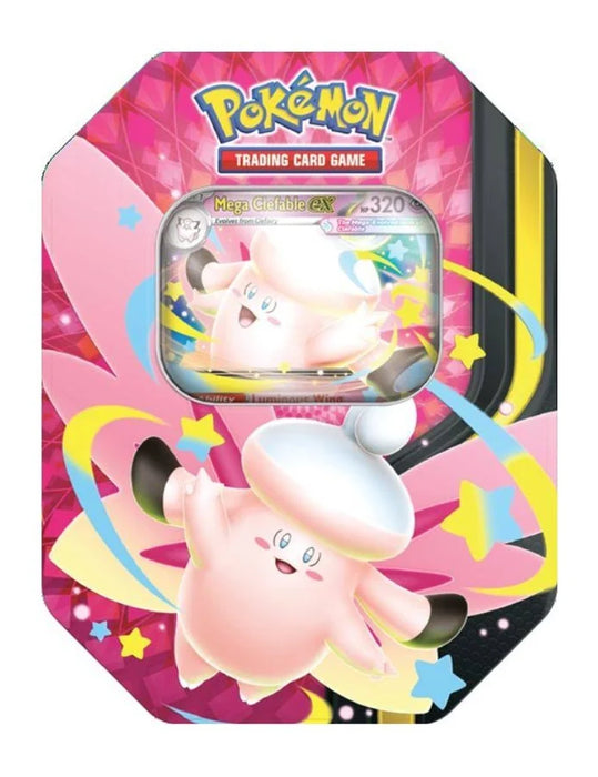 POKEMON Mega Moonlit Tin - Mega Clefable EX
