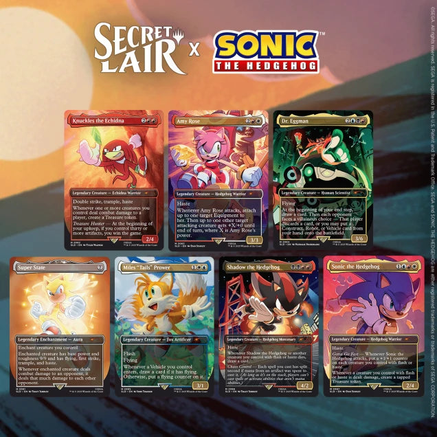 Secret Lair x Sonic: Friends and Foes Non Foil