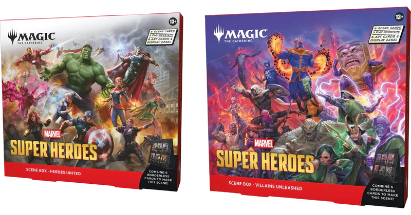 MTG Marvel Super Heroes Scene Box (Set Of 2)
