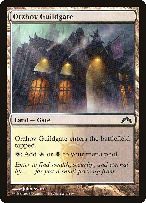 Orzhov Guildgate  (Foil)