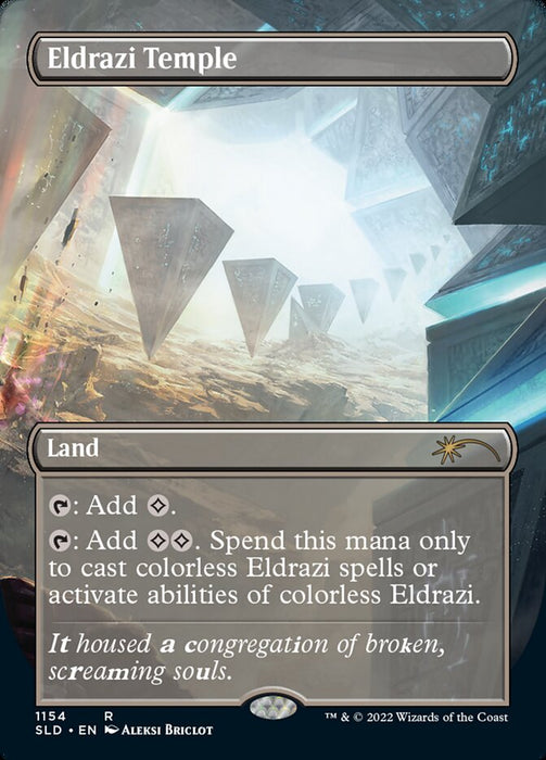 Eldrazi Temple - Borderless - Full Art - Inverted (Foil)