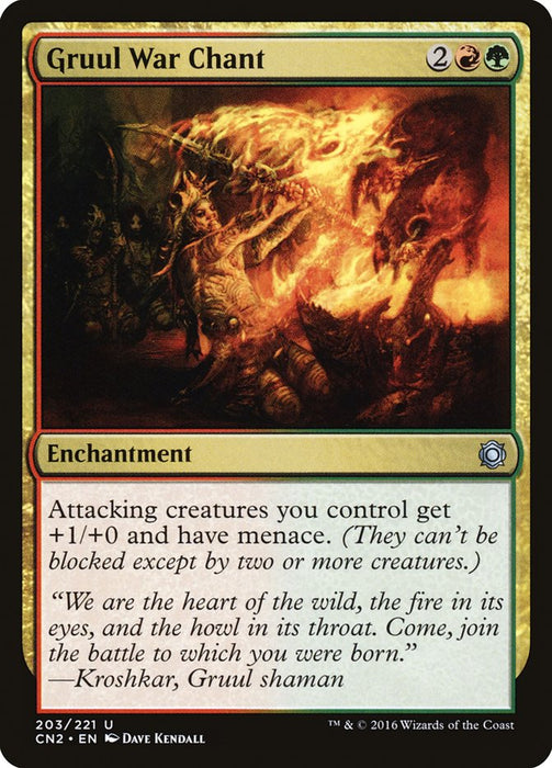 Gruul War Chant  (Foil)