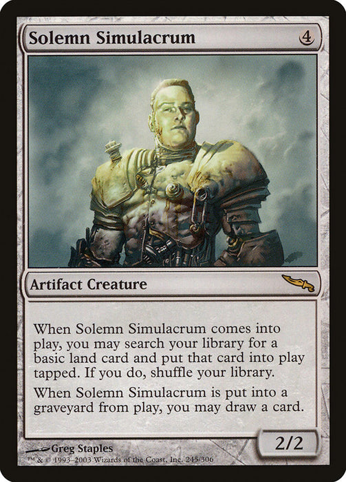 Solemn Simulacrum  (Foil)