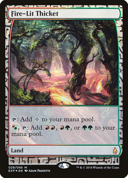 Fire-Lit Thicket  (Foil)