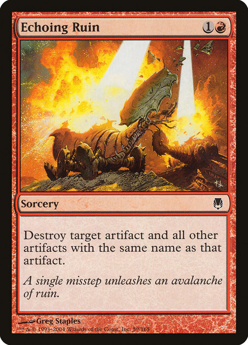 Echoing Ruin  (Foil)