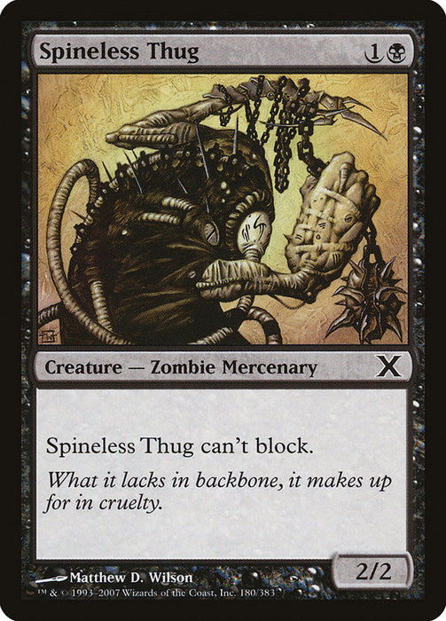 Spineless Thug  (Foil)