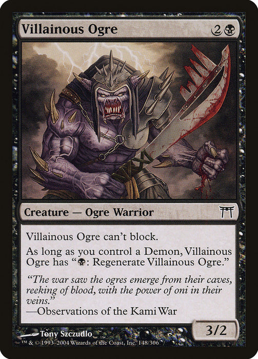 Villainous Ogre  (Foil)