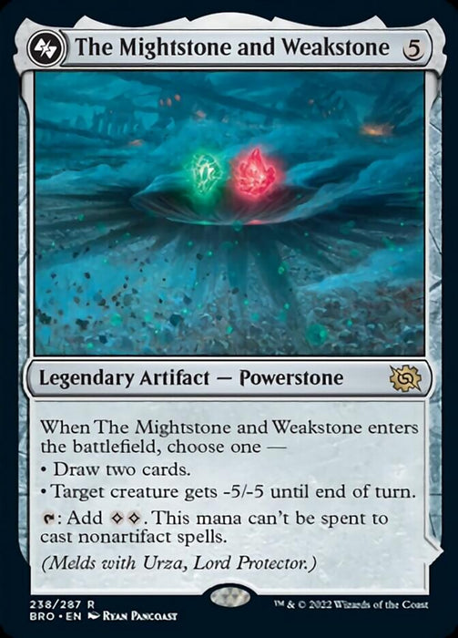 The Mightstone and Weakstone // Urza, Planeswalker - Legendary