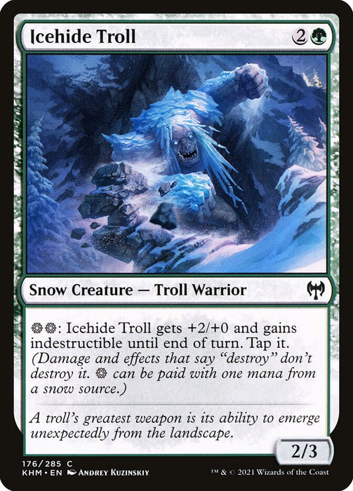Icehide Troll  - Snow (Foil)