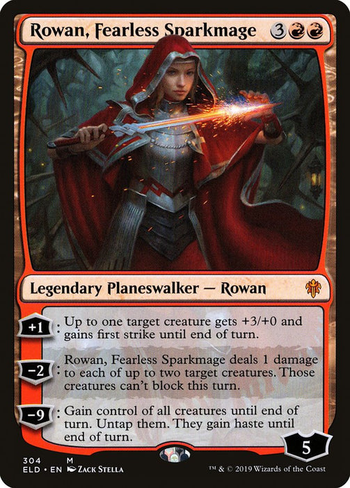 Rowan, Fearless Sparkmage  (Foil)