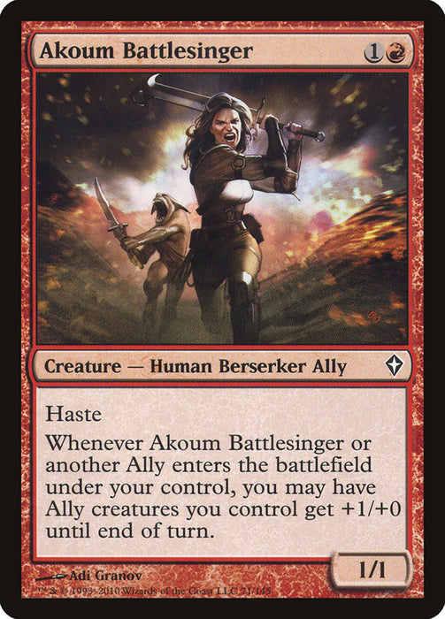 Akoum Battlesinger  (Foil)