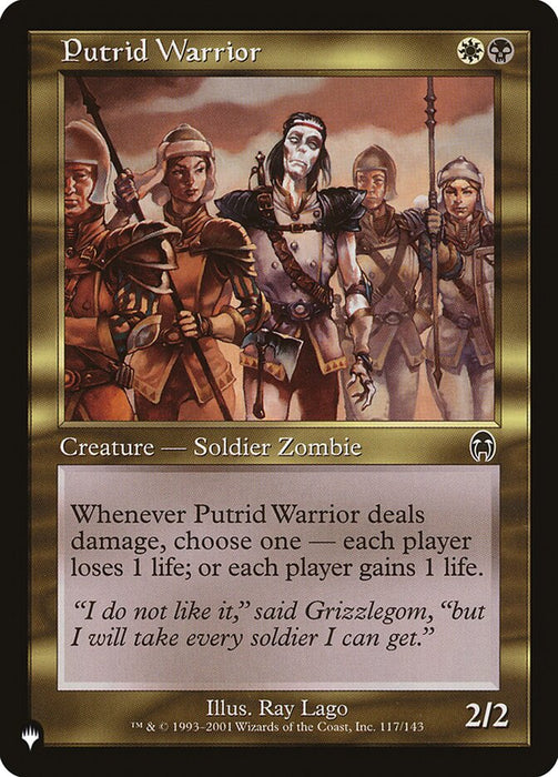 Putrid Warrior - Retro Frame
