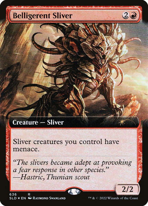 Belligerent Sliver - Extended Art (Foil)