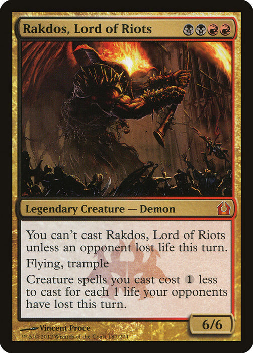 Rakdos, Lord of Riots  (Foil)