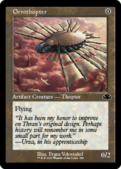Ornithopter - Retro Frame (Foil)