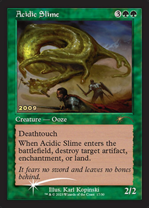 Acidic Slime - Retro Frame (Foil)