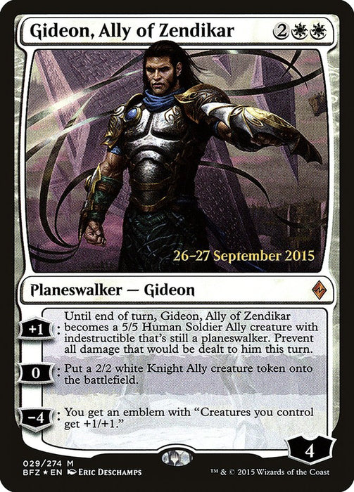 Gideon, Ally of Zendikar  (Foil)