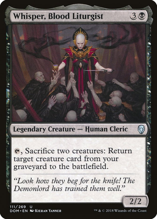 Whisper, Blood Liturgist  - Legendary (Foil)