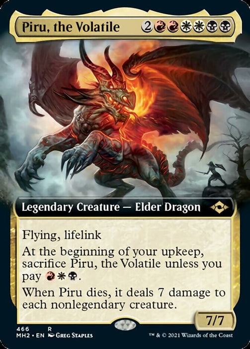 Piru, the Volatile  - Legendary - Extended Art