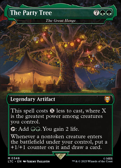 The Party Tree - The Great Henge - Borderless - Full Art - Legendary- Inverted (Foil)