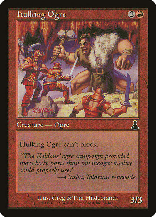 Hulking Ogre  (Foil)