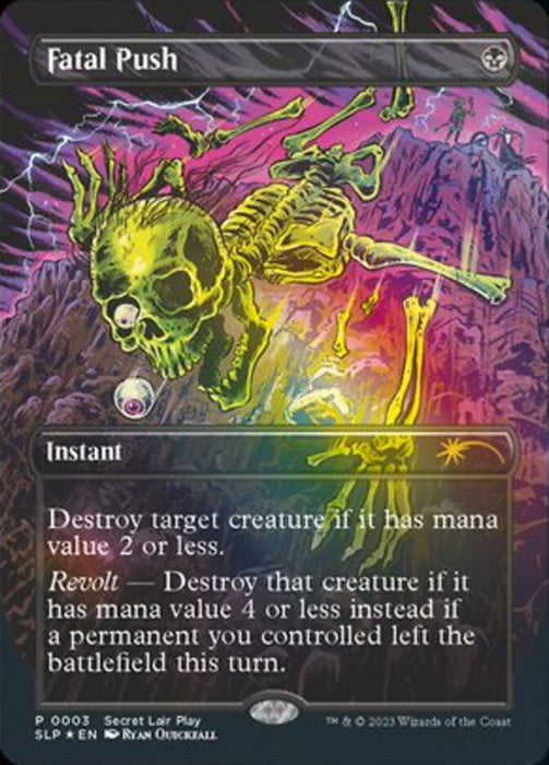 Fatal Push - Borderless - Full Art - Inverted (Foil)