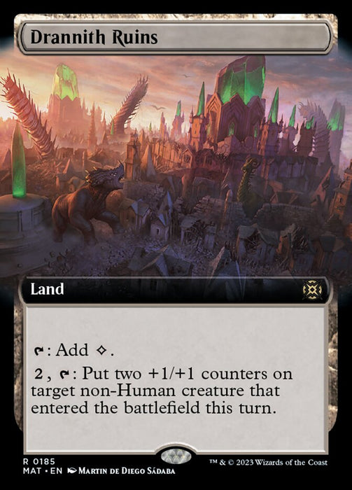 Drannith Ruins - Extended Art (Foil)