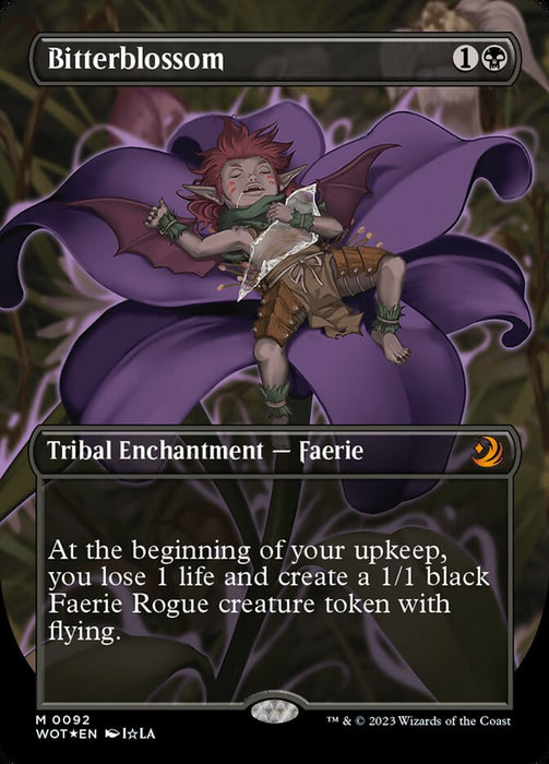 Bitterblossom - Borderless - Full Art - Inverted (Foil)