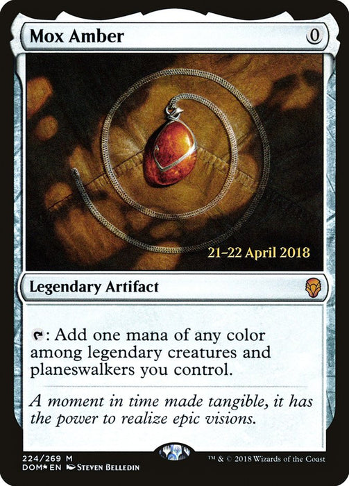 Mox Amber  - Legendary (Foil)