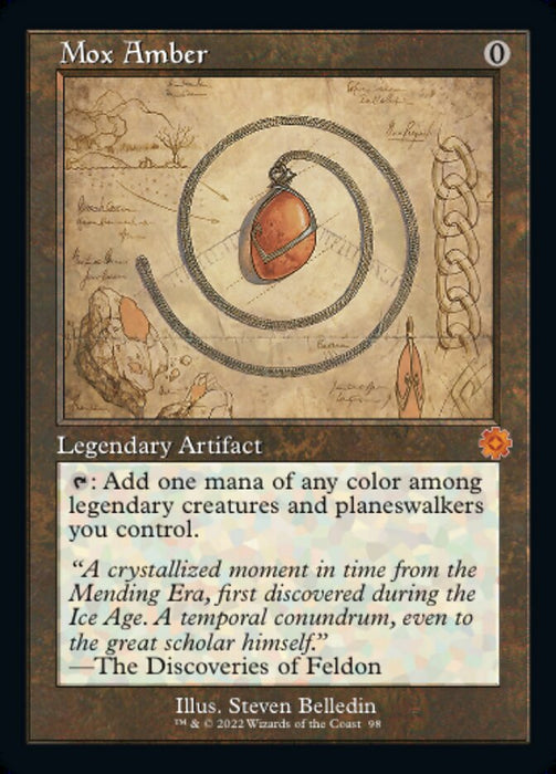 Mox Amber - Retro Frame (Foil)