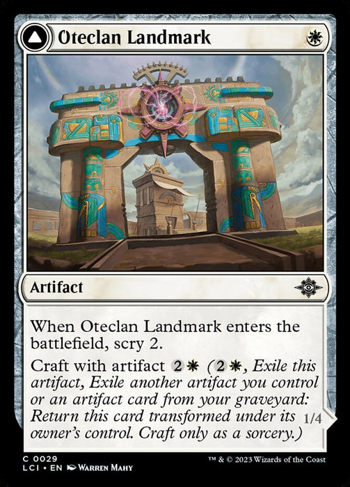 Oteclan Landmark // Oteclan Levitator (Foil)