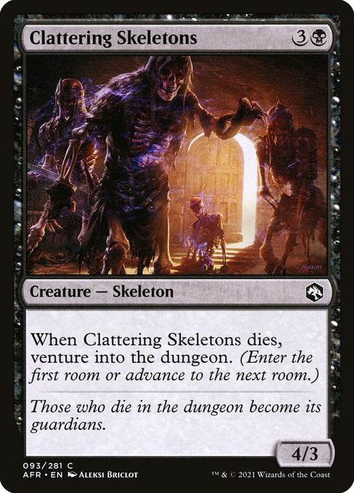 Clattering Skeletons  (Foil)