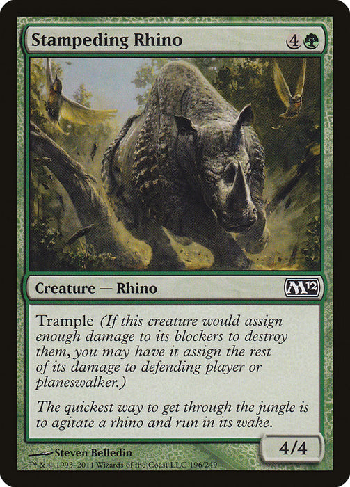 Stampeding Rhino  (Foil)